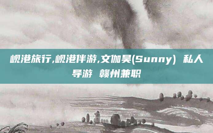偃师岘港旅行,岘港伴游,文伽昊(Sunny) 私人导游 赣州兼职